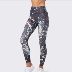 Bandier Splits59 Paint Splatter Women's Work Out Leggings